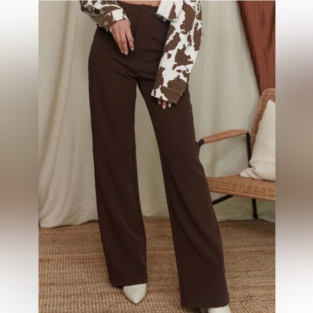 Kittenish - Cinnamon brown trouser NWT